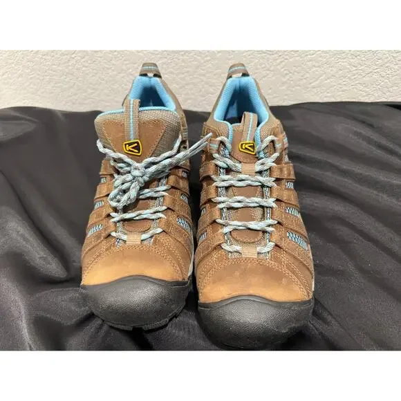 KEEN Voyageur Hiking Shoes Womens Size 9.5 Brindle Alaskan Blue NEW EU 40 - Picture 9 of 10